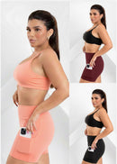 Short Fitness Feminino com Bolso Madrid