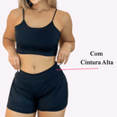 Conjunto Feminino Fitness Short e Cropped Madrid