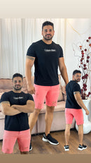 Bermuda Jeans Masculina  Destroyed Cores
