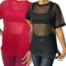 Blusa Feminina de Tela para  Roupa de Academia