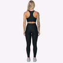 Conjunto Fitness Feminino Legging + Cropped em Poliamida Premium