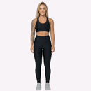Conjunto Fitness Feminino Legging + Cropped em Poliamida Premium