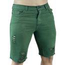 Bermuda Jeans Masculina  Destroyed Cores