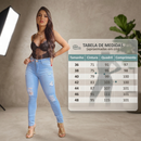 Calça Jeans Feminina Destroyed
