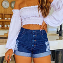 Short Feminino Jeans Luxo