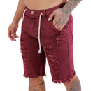 Bermuda Jeans Masculina  Destroyed Cores