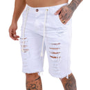 Bermuda Jeans Masculina  Destroyed Cores