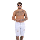 Bermuda Jeans Masculina  Destroyed Cores
