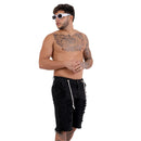 Bermuda Jeans Masculina  Destroyed Cores