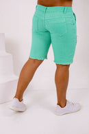 Bermuda Jeans Masculina  Destroyed Cores